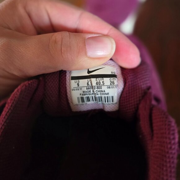 Women’s Nike Air Max 1 Premium SC Jewel Bordeaux Burgundy Suede - Picture 4 of 5